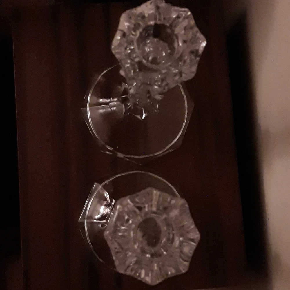 Crystal Clear Candlesticks